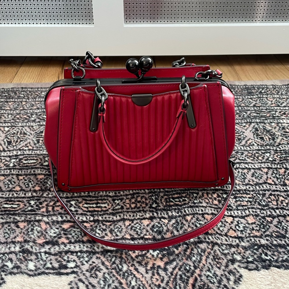 Coach Scarlet Satchel with Heart Accent - Picture 7 of 14